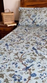 Sawan King Size Cotton Bedsheet