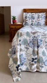 Sawan King Size Cotton Bedsheet