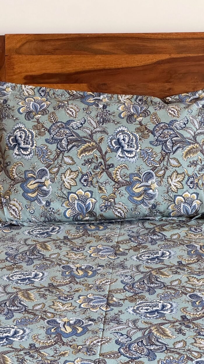Sawan King Size Cotton Bedsheet - Image 2
