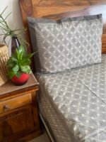 Grey Cotton Bedsheet