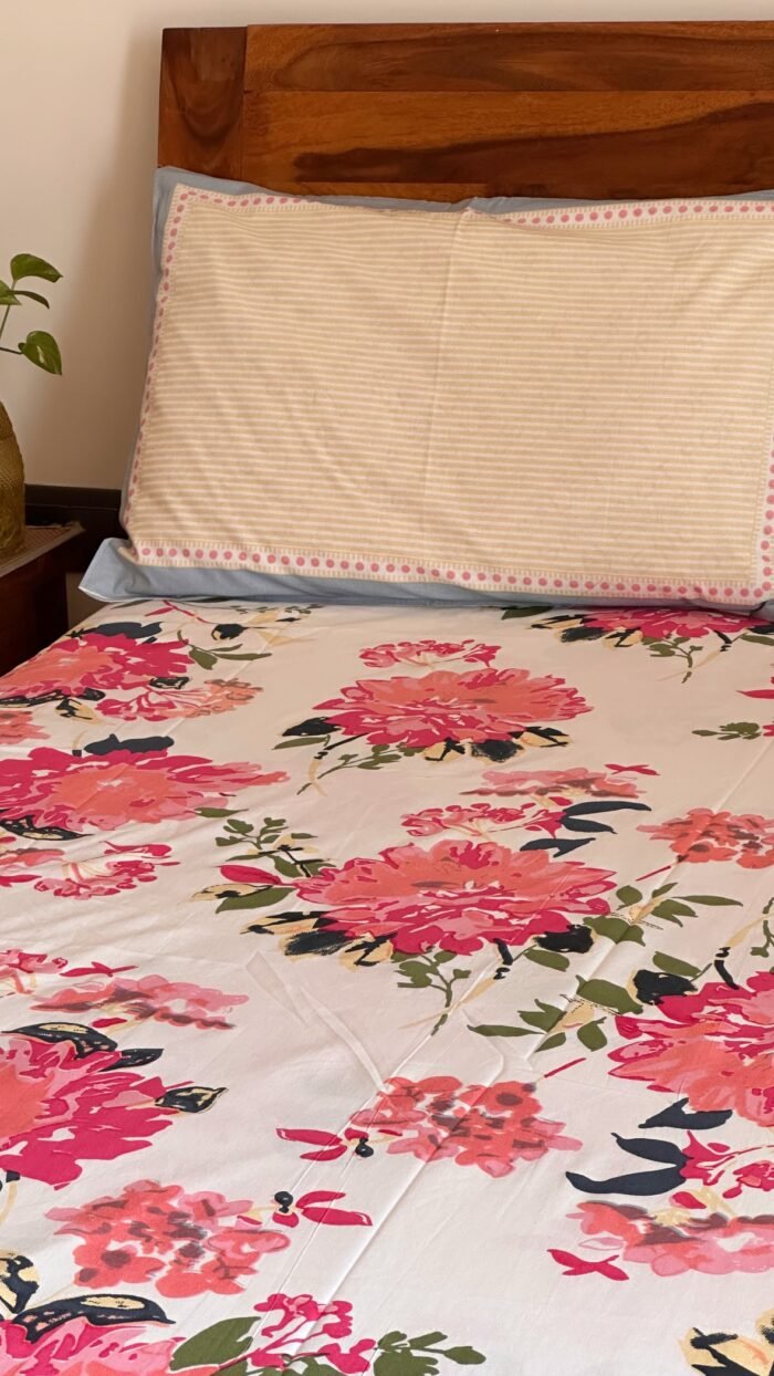 Bashira  Super King Size Bedsheet - Image 2