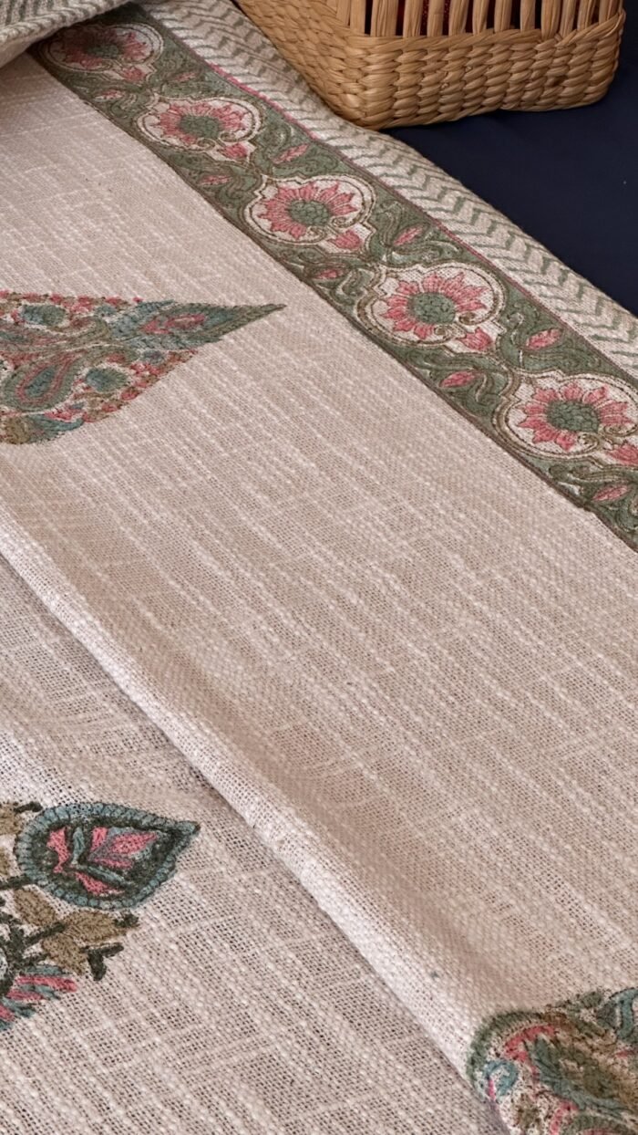 Mehreen Handwoven Premium Super King Size Bedcover - Image 8