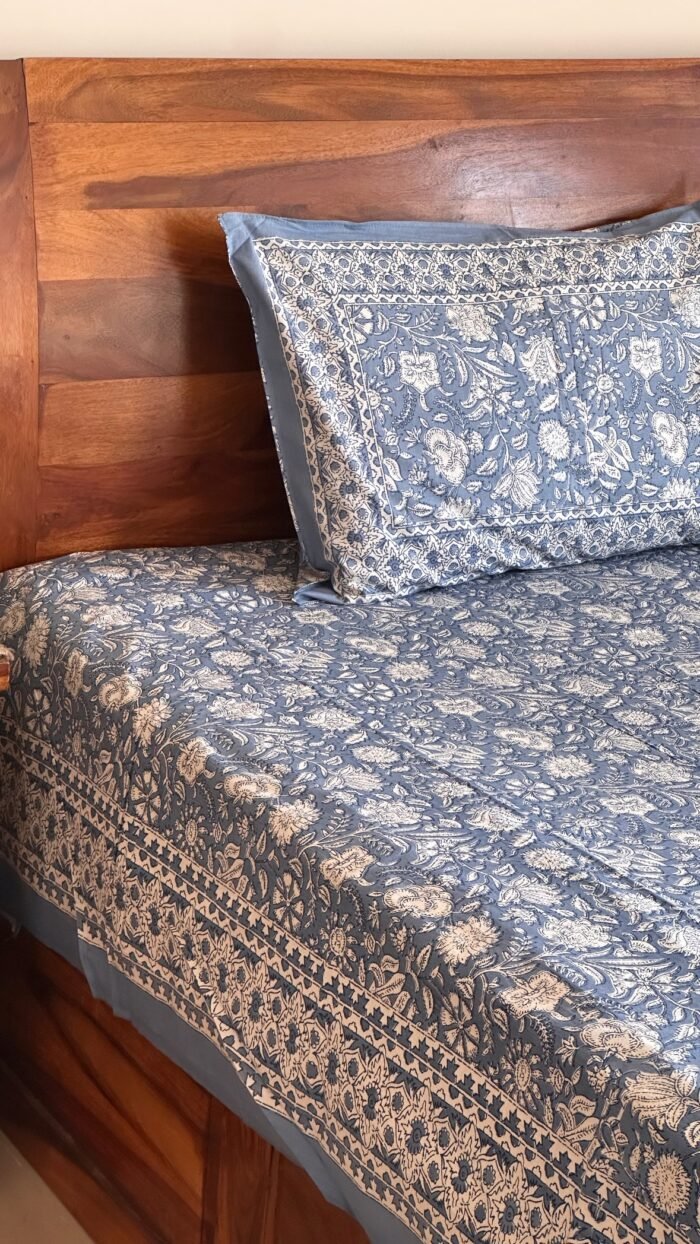 Bashira  Super King Size Cotton Bedsheet - Image 5