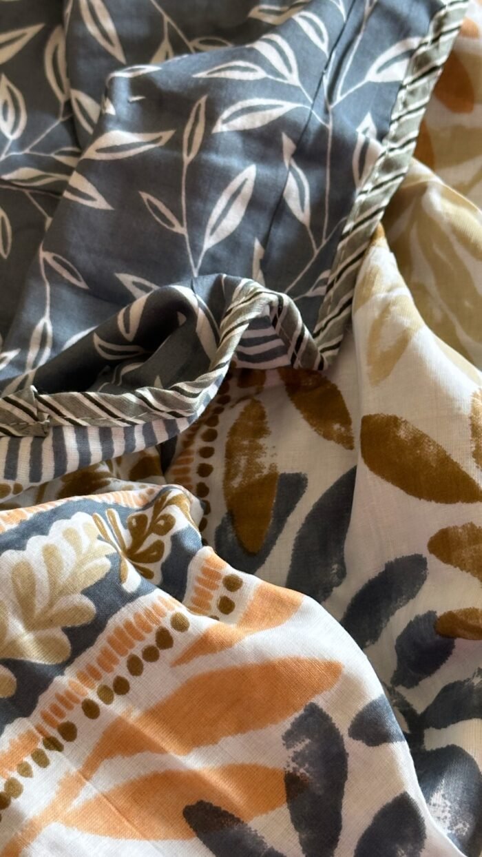 Reversible Single Cotton Dohar (Pair) - Image 2