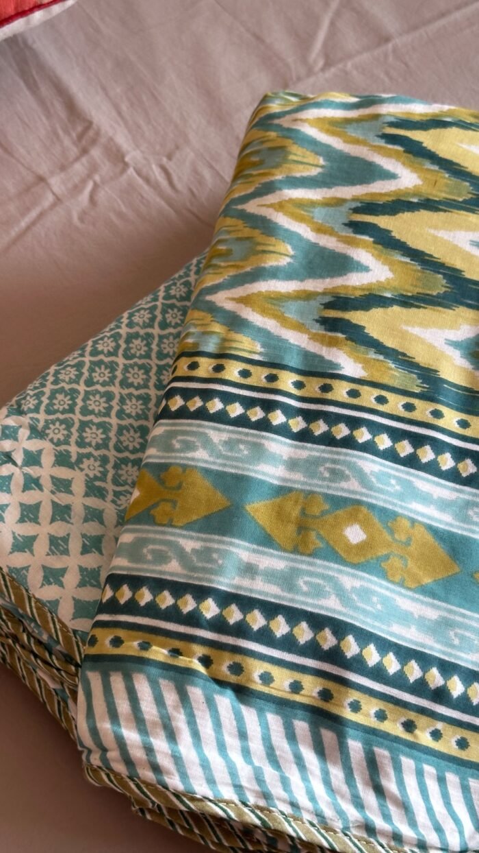 Reversible Single Cotton Dohar (Pair) - Image 4