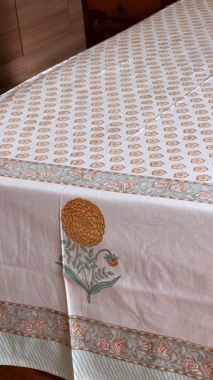 Marigold Super King Size Bedsheet - Image 5