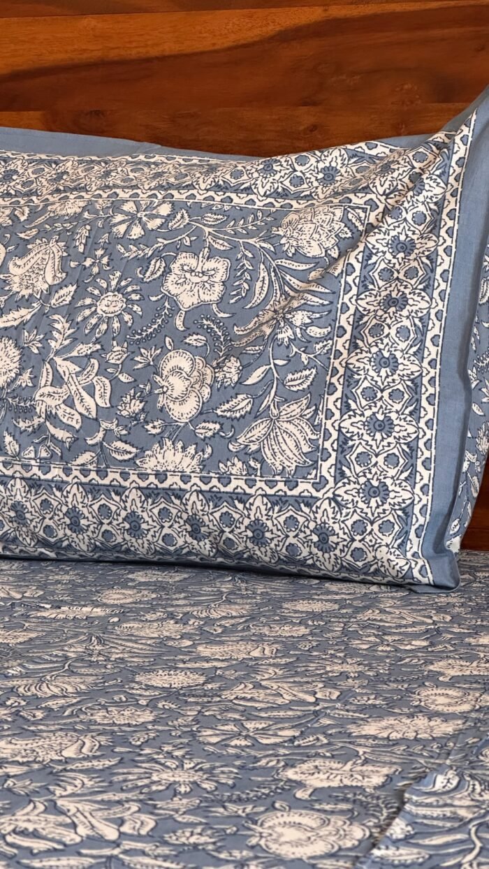 Bashira  Super King Size Cotton Bedsheet - Image 6
