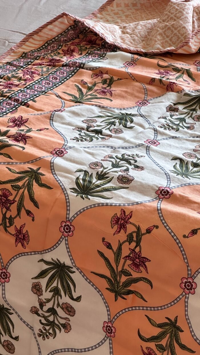 Reversible Single Cotton Dohar (Pair) - Image 2