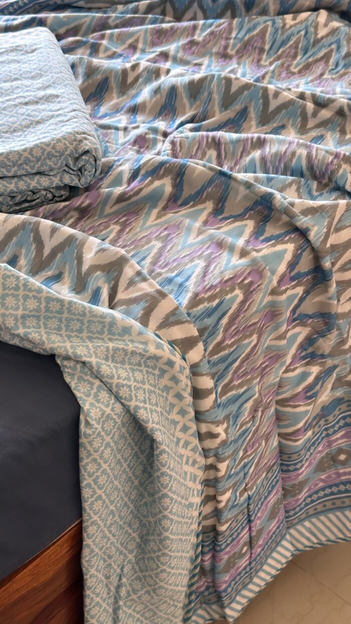 a0f8c785-8115-44ac-aa76-a15f03b6f3dd Reversible Single Cotton Dohar (Pair) - Image 1