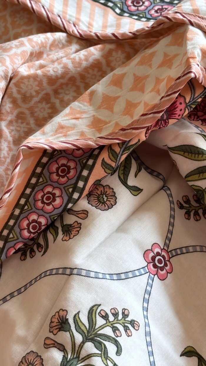 Reversible Single Cotton Dohar (Pair) - Image 3