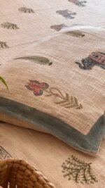 Gaj Motif Super King Size Bedcover - Image 2