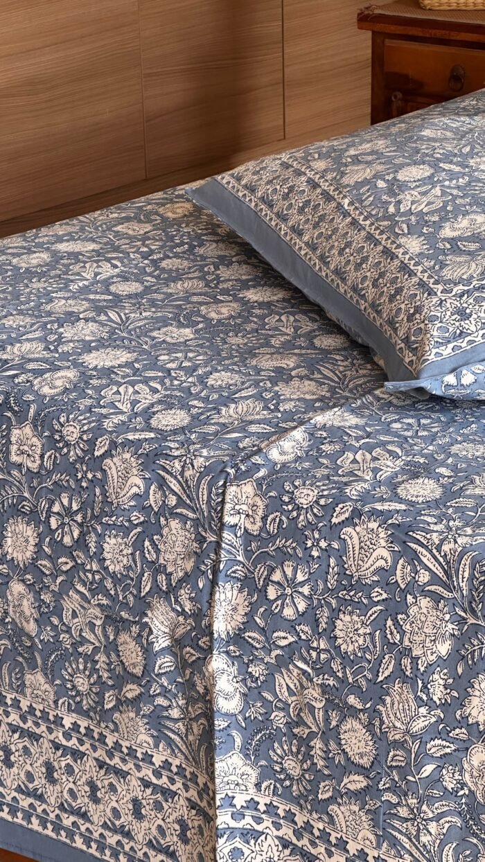 Bashira  Super King Size Cotton Bedsheet - Image 3