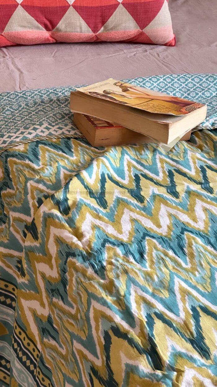 Reversible Single Cotton Dohar (Pair) - Image 2