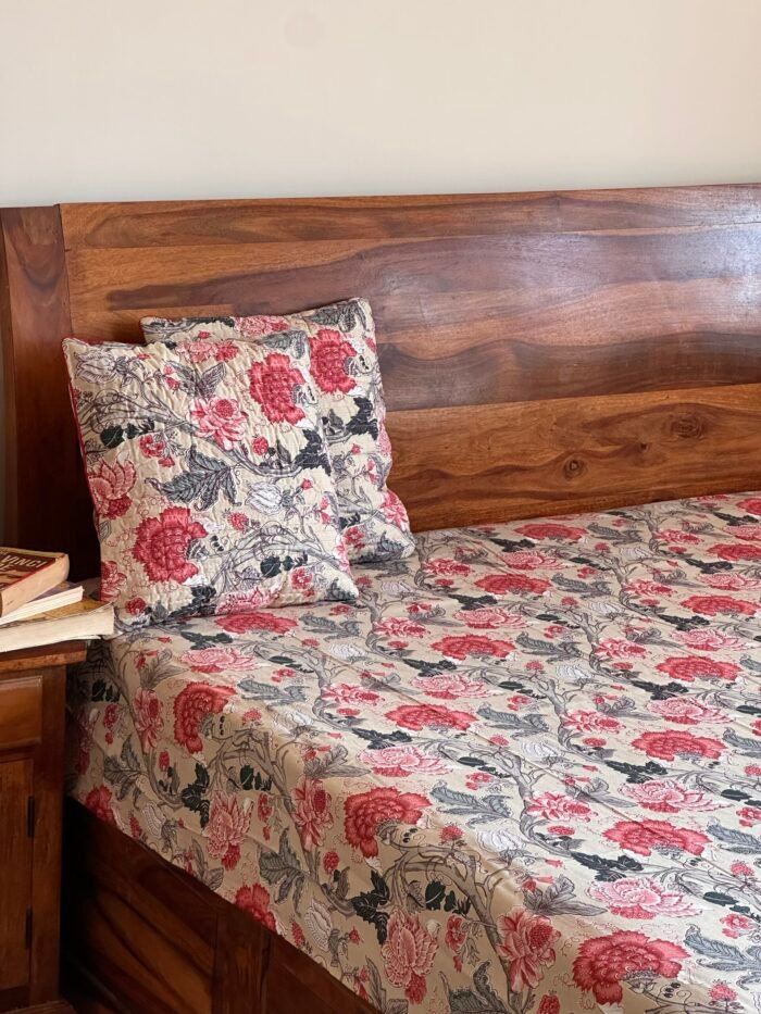 Flora Bagh Cotton Diwan Set-8 Piece Set - Image 7