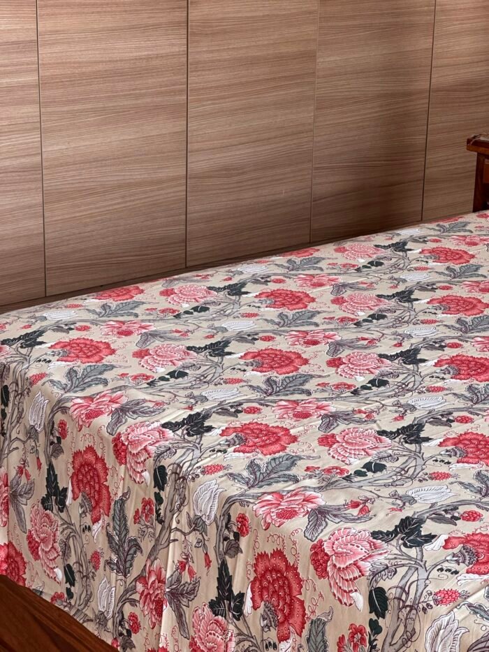 Flora Bagh Cotton Diwan Set-8 Piece Set - Image 6