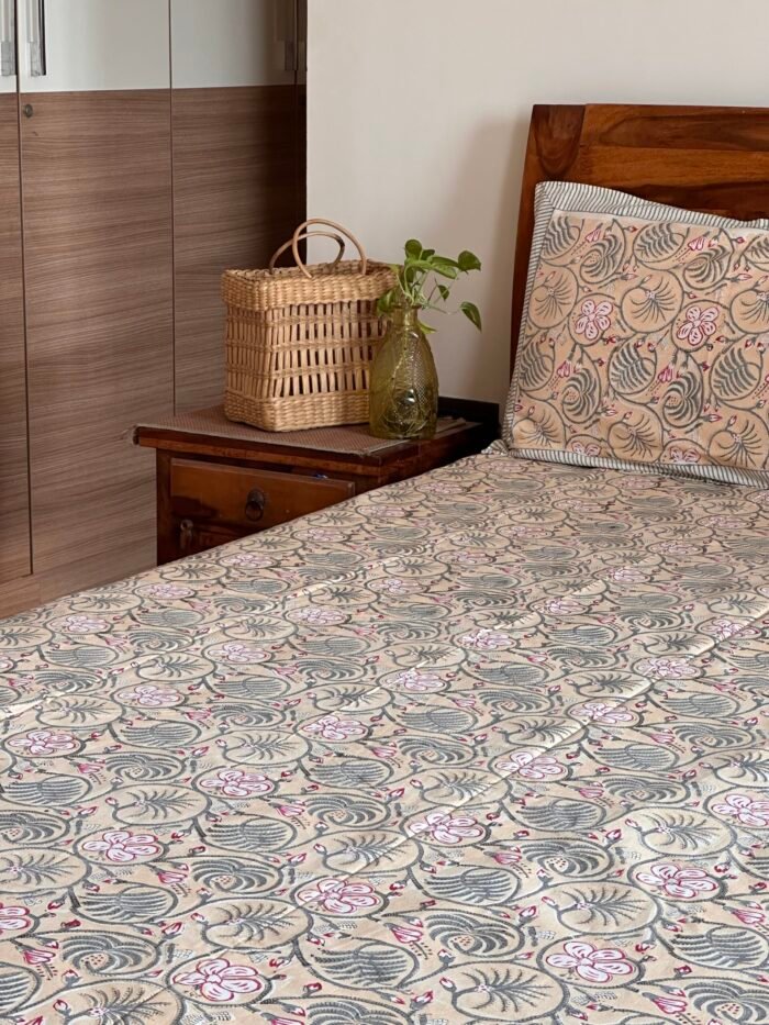 img_4570 Mugal Jaal Super King Size Bedsheet - Image 3