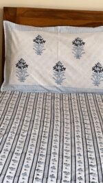 Saba Handblocked King Size Cotton Bedsheet - Image 7