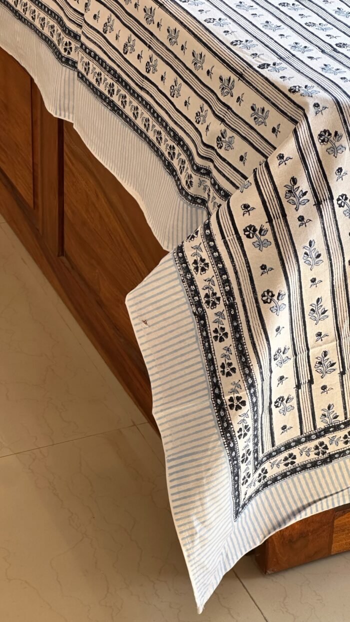 Saba Handblocked King Size Cotton Bedsheet - Image 2