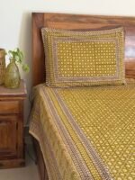 Kalamkari King Size Cotton Bedsheet - Image 4