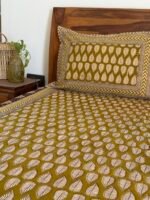 Kalamkari King Size Cotton Bedsheet
