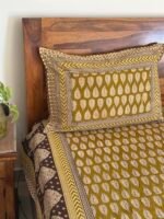 Kalamkari King Size Cotton Bedsheet - Image 3