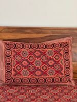 Kalamkari Super King Size Cotton Bedsheet - Image 5