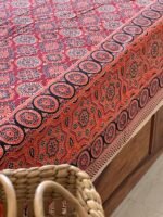 Kalamkari Super King Size Cotton Bedsheet