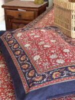 Kalamkari Super King Size Cotton Bedsheet - Image 2
