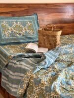 Blue Ikkat Bedding Set - Image 4