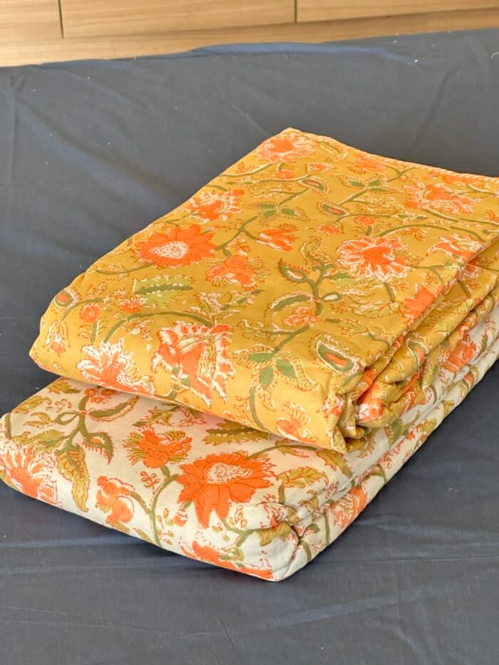 Mul Cotton Single Reversible Dohar (pair) - Image 3