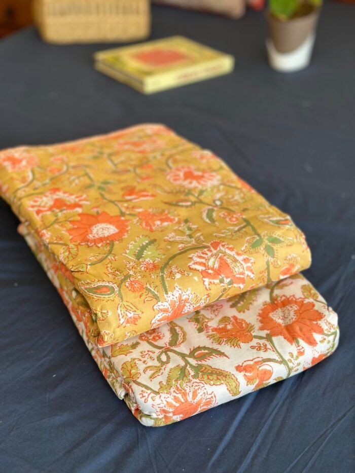 Mul Cotton Single Reversible Dohar (pair) - Image 6