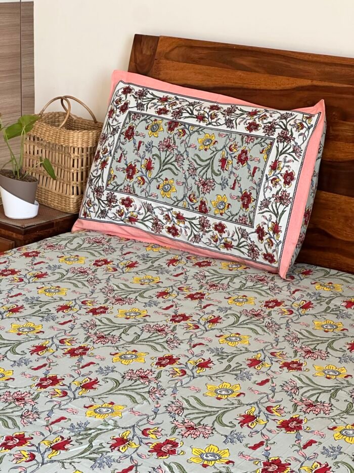 Rama King Size Cotton Bedsheet - Image 6