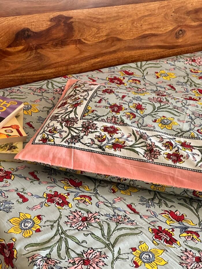 Rama King Size Cotton Bedsheet - Image 5
