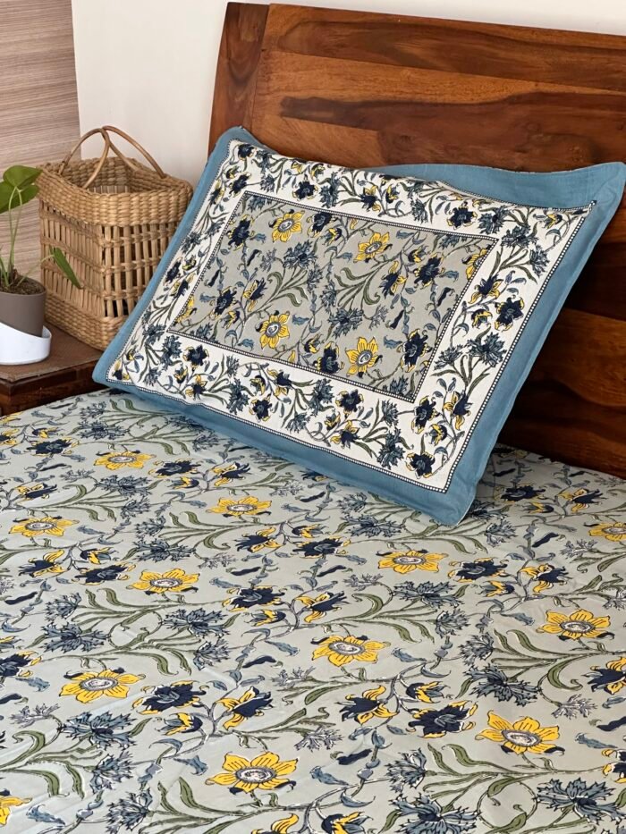 Sneha King Size Cotton Bedsheet - Image 2