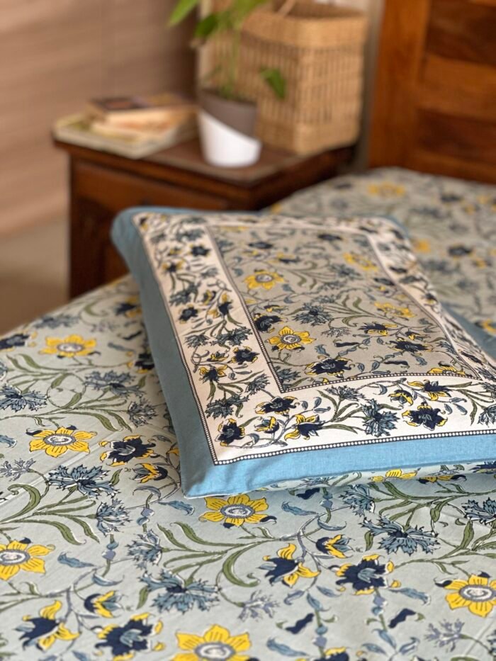 Sneha King Size Cotton Bedsheet - Image 4
