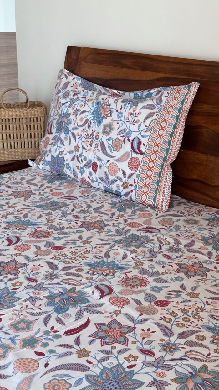 1ef66bd3-e97a-4f28-9010-c1a8f92502e3 Kavya Super King Size Cotton Bedsheet - Image 2