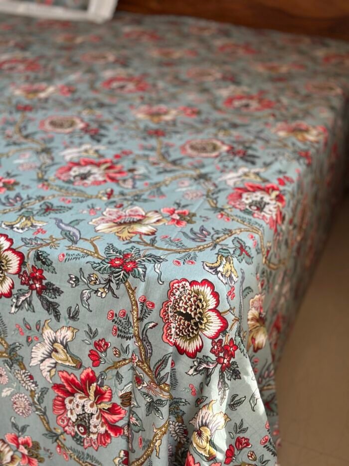 Nimai-Lace designed Pure Cotton Bedsheet Set - Image 3