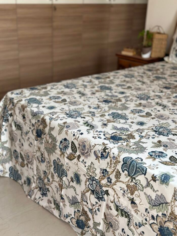 Nimai-Lace Designed Pure Cotton Bedsheet - Image 4