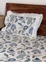 Nimai-Lace Designed Pure Cotton Bedsheet Set - Image 4