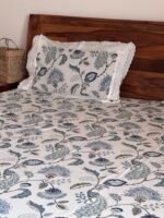 Nimai-Lace Designed Pure Cotton Bedsheet Set - Image 6
