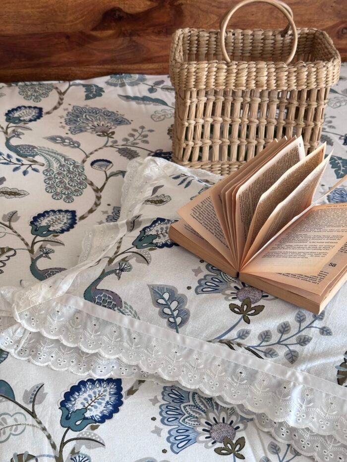 img_1036 Nimai-Lace Designed Pure Cotton Bedsheet Set - Image 5