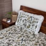 Nimai-Lace Designed Pure Cotton Bedsheet Set