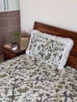 Nimai-Lace Designed Pure Cotton Bedsheet Set