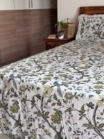Nimai-Lace Designed Pure Cotton Bedsheet Set - Image 5