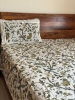 Nimai-Lace Designed Pure Cotton Bedsheet Set - Image 6