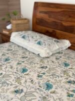 Nimai-Lace Designed Pure Cotton Bedsheet Set - Image 6