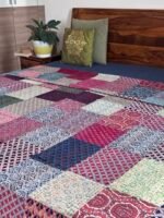 Patchwork Kantha Bedcover - Image 2