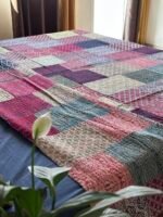 Patchwork Kantha Bedcover