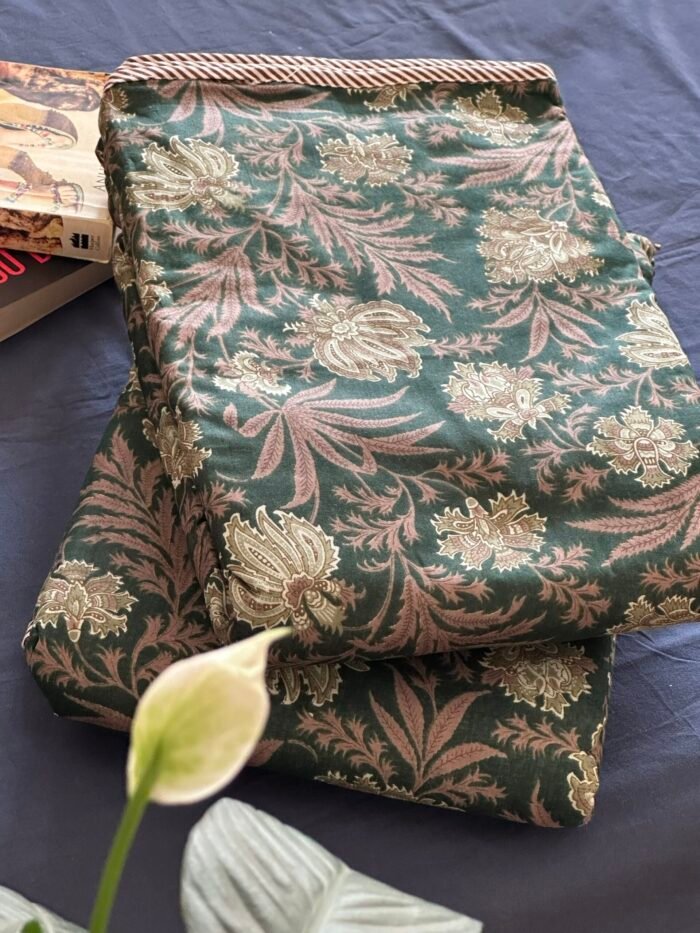 img_1423 Hara Bhara Bagh Mul Cotton Dohar Single(Pair) - Image 1