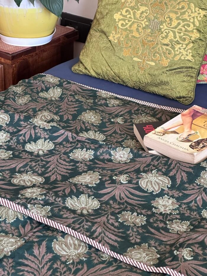 img_1425 Hara Bhara Bagh Mul Cotton Dohar Single(Pair) - Image 5